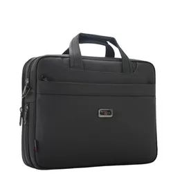Evrak çantaları 2023 vintage erkek dizüstü bilgisayar çantası 15 inç büyük kapasiteli sıradan siyah evrak çantası omuz messenger çantaları marka tasarımcısı