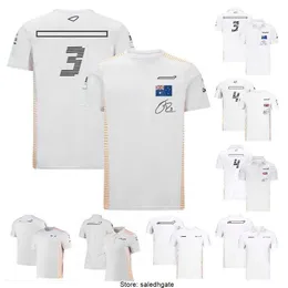Novo Fórmula 1 camiseta de pólo da equipe f1 fãs de corrida personalizados de verão camisetas de lapela de leque