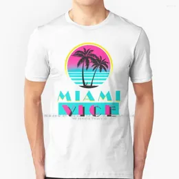 Magliette maschile miami vice camicia cotone 6xl spiaggia serie televisive costiera florida parodia palestra indossare yoga fitness ibiza cancun