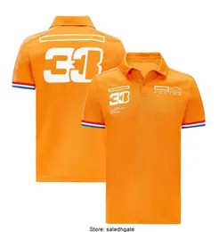 Yeni F1 Team Polo Jersey Verstappen Racing T-Shirt Aynı Stil Özelleştirme