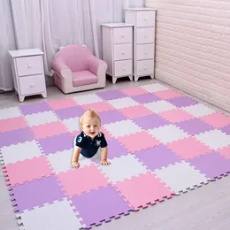 Spela Mats baby Eva Foam Puzzle Play Mat Kids Rugs Toys Carpet for Childrens Interlocking Opering Floor Tiles varje 29cmx29cm 230303