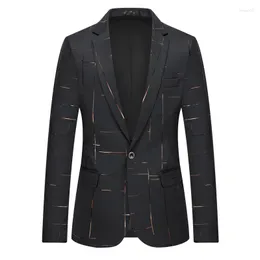 Mäns kostymer 2023 Men's Suit Coat Korean Wave Slim Stilig Leisure Business Youth Small Fashion Men Drop Ship