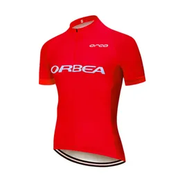 Orbea Team Mens Ciclismo Jersey Summer Manga curta Camas de bicicleta de bicicleta de corrida ROPA Ciclismo Quick seco MTB Tops Sports Sports Uniform Y2303302