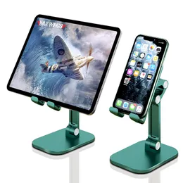 For Tablet stand Aluminum alloy phone stand adjustable rotating stand Foldable phone iPad lifting stand Retractable foldable desktop lazy stand