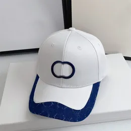 Luxury Baseball Cap Designer Ball Caps Woman Denim Splicing Cotton Casquette Hat Fashion Adjustable Letter Peaked Cap Hats For Men