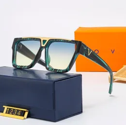 occhiali da realtà Fashion Designer classico Polarized 2023 Occhiali da sole di lusso per uomo Donna Occhiali da sole pilota UV400 Eyewear Metal Frame Polaroid Lens NO box