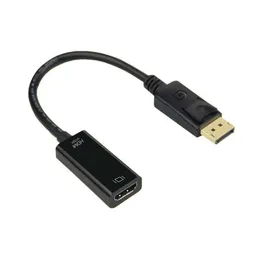 DP إلى HDMI المتوافقة 4K 1080p ذكر أنثى عرض الكابل PC PC MINI جهاز عرض تلفزيوني شاشة PROJETOR لجهاز الكمبيوتر المحمول HP
