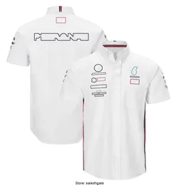 F1 T-shirts Team Formuła 1 Kierowcy kombinezonu Summer Nowi wyścigi fani wyścigów na świeżym powietrzu Polo Custom