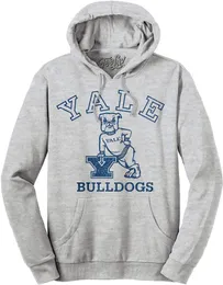 Men s Hoodies Sweatshirts Tee Luv YALE Licensed Yale Bulldog Pullover Autumn Fleece Hoody Fashion Pocket Clothes Casual Swetshirt 230302