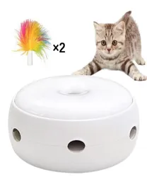 고양이 장난감 스마트 티즈 스틱 애완 동물 장난감 미친 게임 회전 턴테이블 마우스 도넛 자동 6551362