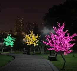 Açık su geçirmez yapay 15m LED kiraz çiçeği ağacı lambası 480leds ev festivali dekorasyonu için Noel ağacı ışığı8194627