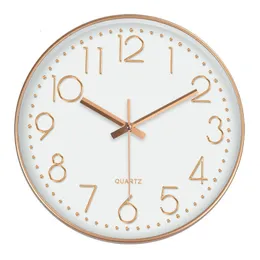 Zegary ścienne 30 cm Minimalistyczny zegar ścienny Nowoczesny design salon sypialnia kwarc Mute Light Luksusowe zegary Waiting Watch Household Home Decor 230303