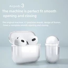 For airpods3 Headphone cushions shell TPU Split Headphone Cover Suitable for Apple 3rd Generation Ear case Bluetooth Headphone cover Soft