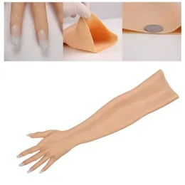 Forma piersi 1 Para Symulacja żeńska silikonowa protezy Rękawiczki z paznokciami fałszywe dłonie pokrycie fałszywe sztuczne rękawy rękawowe Crossdressing 230303