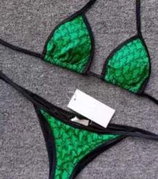 Kvinnors badkläder designer kvinnor lyxiga push up bikini set brasiliansk baddräkt sommarstrand slitage simning xe4i