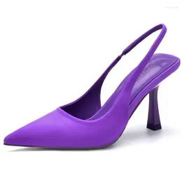 Buty sukienki Josiny 2023 Sandały damskie 5 cm 6,5 cm obcasów dla damskich imprezowych ślubnych pu skóra