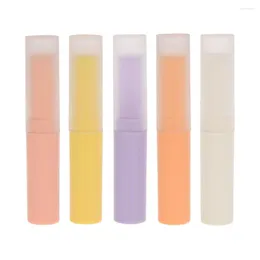 Garrafas de armazenamento 10pcs Lip Container com Caps Mini vazio de batom de tubo de pau