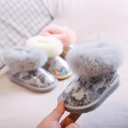 ファーストウォーカー秋の冬の赤ちゃんスノーブーツファッションコットンパッド靴ソフトウォーム0〜2歳の幼児