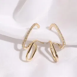 Серьги с грибами металлическая простая ушная манжета для женщин мода золотой цвет сплай