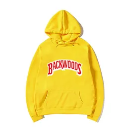 The Screw Thread Cuff Hoodies Streetwear Backwoods moletom moletons de moletom de outono de inverno Hip Hop Hoodie capuz Q1222292D