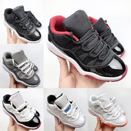 2023 Retro Kids shoes 11 boys Low basketball Jumpman 11s shoe Children black sneaker Chicago designer military grey trainers baby kid youth toddler infants 25-35