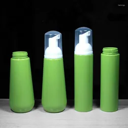 Förvaringsflaskor 30 st 80 ml 120 ml PET Drop Shape Foam Bottle Pump Green Foaming Mousse Plastic Dispenser Refilling