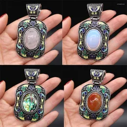 Kolye Kolyeleri Doğal Taş Lapis Lazuli Kırmızı Agates Takılar için Kristal Takı Yapımı Kolye Reiki İyileştirme Hediyesi