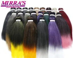 Extensión sintética para Black Mirra39s pre estirado 68 PCS Extensiones de cabello sintética jumbo fácil de trenzar TW3538130