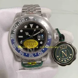 6 colori Real Po N Factory Watch Orologio in acciaio 904L Mens 40mm 126710blnr Lunetta in ceramica zaffiro 126710 Quadrante nero 126719 NoobF Eta342l