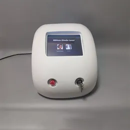 Salão de remoção de laser vascular Use equipamento de beleza 980nm Diodo a laser Spider Vein Machine