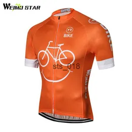 Camas de ciclismo Tops Weimostar 2022 Bike Team Summer Cycling Jersey Top Racing Sport Sport Cycling Clothing ROPA Ciclismo respirável MTB Bike Jersey Camisa T230303