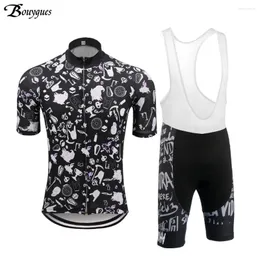 レーシングセットRoupa Ciclismo Masculino Autdoor Sports de Uniforme bicicleta camisetas carretera ropa transpirable verano