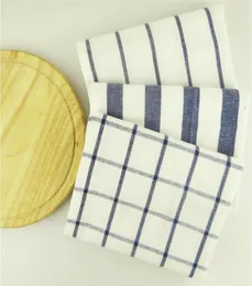 Tavolo tovagliolo 23 Serie blu riutilizzabili Blu Serie Mediterranea Controlli del vento e strisce Design TEA da cucina a quadri TEA9616290