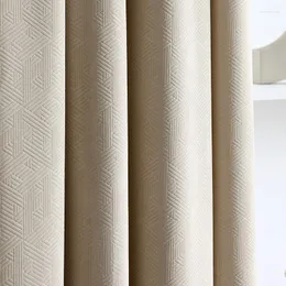 Curtain Milk Brown Cream White Luxury Velvet Premium French Japanese Flannel Curtains For Living Dining Room Bedroom Windows Door