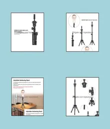 Wig Stand Salon False Head Hair Holder Clamp Adjustable Hairdressing Wig Tripod Training Mannequin Stands Tools Drop Delivery 20227386126