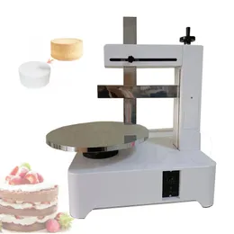 Cake Cream Coating Filling Machine 4-16inch Cakes Cream Butter Sprid Daubing Icing Maker