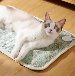 Łóżka dla kota meble Pet psa podgrzewacza ogrzewanie podkładka ogrzewania dobre ciało zima cieplejszy dywan pluszowy koc elektryczny podgrzewany siedzisko 5253949