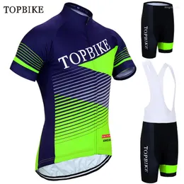 Racing Gets Topbike Cycling Cycling Jersey Men's Bicycle Manga Short Mtb Bib Shorts Rousel Road Bike Suit respirável