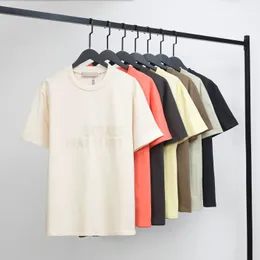 5A 2023 Ess Erkek Tişörtleri Tasarımcı Essentail Top Womens Tees Kısa Yaz Moda Mektup Üstün Kalite T Shirt ile Gündelik