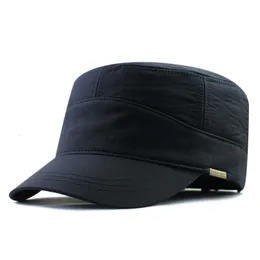 Tappi sfera inverno grande capo uomo di grandi dimensioni dell'esercito cappellino piatto da uomo poliestere più dimensioni a maglie cappello militare 55-60 cm 60-65 cm 230303