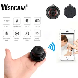 Nuova WSDCAM Home Security Mini WiFi 1080p Camera IP Wireless Small CCTV Night Night Vision Motion Rilevamento SD Slot Audio A319D