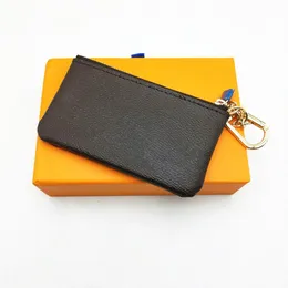 Mode Paris Style Coin Pouch Classic Men Women Lady Coin Purse Key Wallet Kids Mini Plånböcker med Box305Q