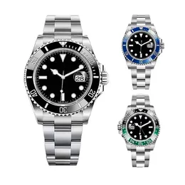 Los hombres miran relojes de cerámica mecánicos automáticos de acero inoxidable completo Reloj de pulsera de natación zafiro reloj de diseño luminoso casual de negocios montre de luxe dhgate