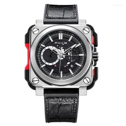 腕時計Feice Luxury Men MechanicalWlistwatchステンレス鋼防水時計トップブランドSapphire Glass Business Automatic Watches