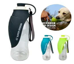 580 ml Sport draagbare huisdierhond waterfles uitbreidbare siliconen reishondenkom voor puppy kat drink buitenwaterdispenser 21032175577