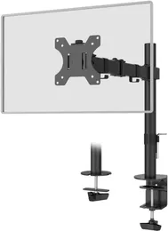 Enkele LCD -monitor Volledig verstelbare bureausteststand past op een scherm 13 tot 32 inch 176 lbs gewichtscapaciteit per arm M001LM BL9713891