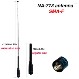 Walkie talkie elastyczne NAGOYA NA-773 SMA Kobieta VHF UHF Dual Band Antenna dla Baofeng UV-5R UV-82 BF-888S UV 5R UV82