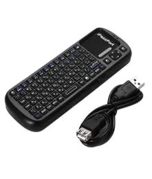 الإصدار الروسي 24g اللوحة اللاسلكية Mini Keyboard Super Sensitivity Multitoud اللوحة اللمسات الأخيرة لـ PC6966651