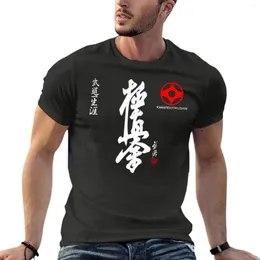Mäns T -skjortor Kyokushin Karate Kai Fighting Martial Arts Overdimensionerad Tshirt Summer Menkläder Kort ärm Streetwear Plus Size Top