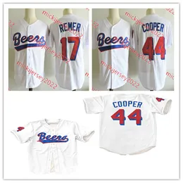 Baseball 17 Doug Remer Baseketball Cerveja Baseball Jersey Stitched #44 Joe Cooper Film Jerseys